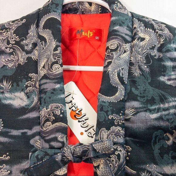 NWT Child’s Quilted Dragon Vest - Jinbaori Style - Picture 3 of 10